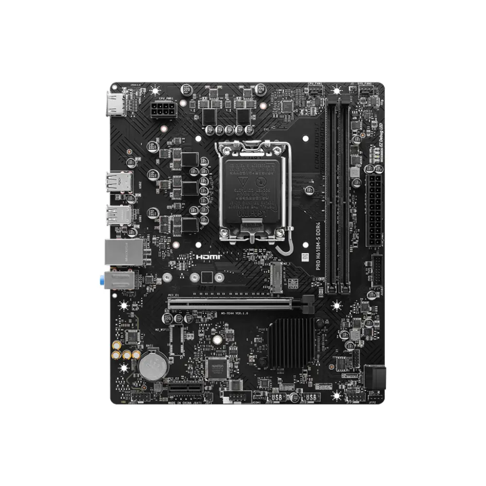 MSI PRO H610M-S DDR4 Motherboard For Intel 12th | 13th | 14th Gen view 3